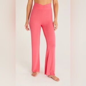 Z Supply Pink Crossover Rib Pants